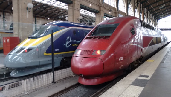 Gare du Nord Eurostar and Thalys