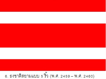 ประวตธงชาตไทย ธงสยาม 5