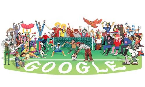 Google Doodle ฟุตบอลโลก 2018 FIFA World Cup 2018 