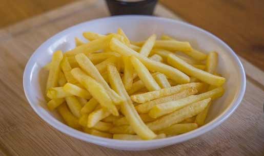 French fries ในภาษาฝรั่งเศส